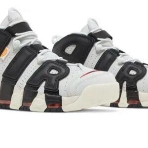 Nike Air More Uptempo Men's Sneakers in Black and White